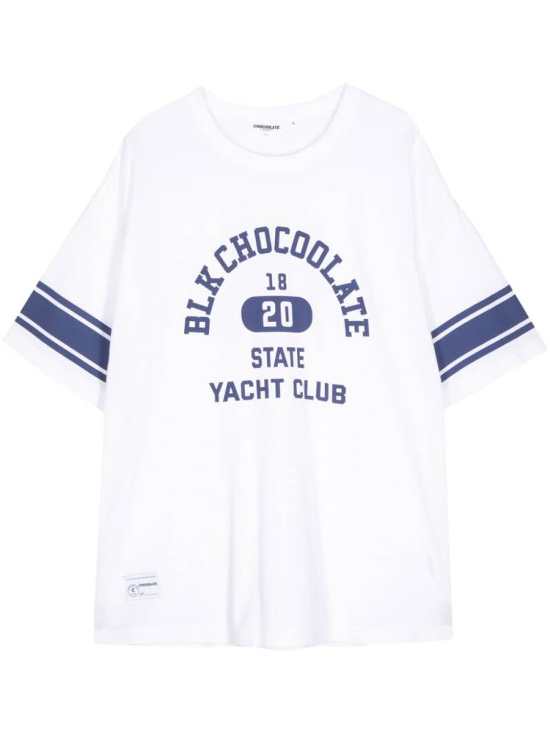 CHOCOOLATE Yacht Club crew-neck T-shirt - White von CHOCOOLATE