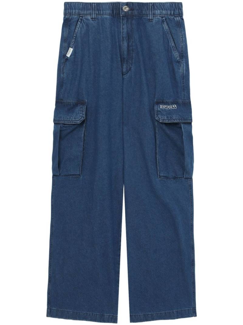 CHOCOOLATE cargo-pocket wide-leg jeans - Blue von CHOCOOLATE