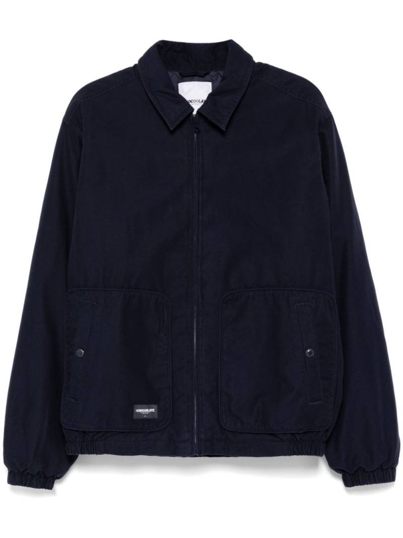 CHOCOOLATE classic zip-up jacket - Blue von CHOCOOLATE