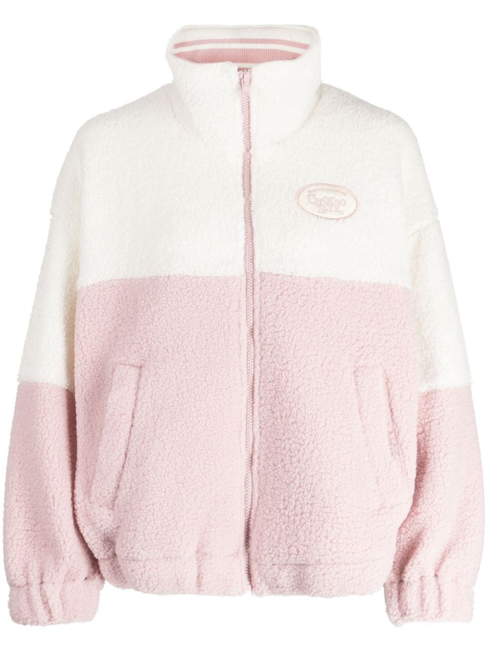 CHOCOOLATE colour-block fleece jacket - Pink von CHOCOOLATE