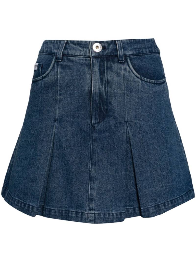 CHOCOOLATE denim mini skirt - Blue von CHOCOOLATE