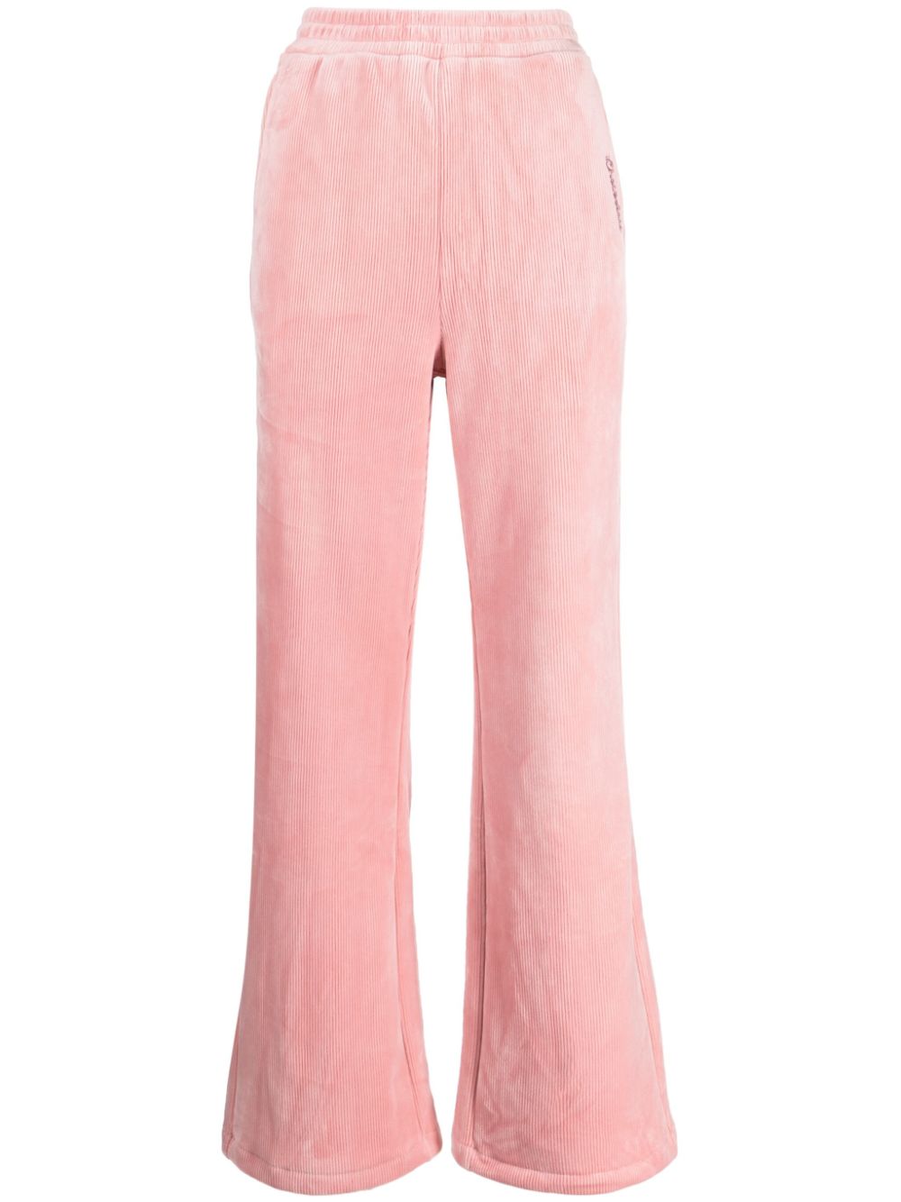 CHOCOOLATE flared corduroy trousers - Pink von CHOCOOLATE