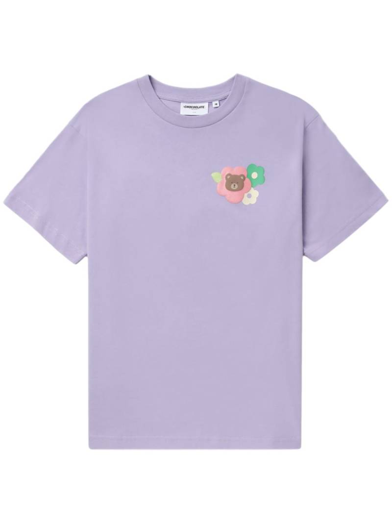 CHOCOOLATE graphic-print T-shirt - Purple von CHOCOOLATE