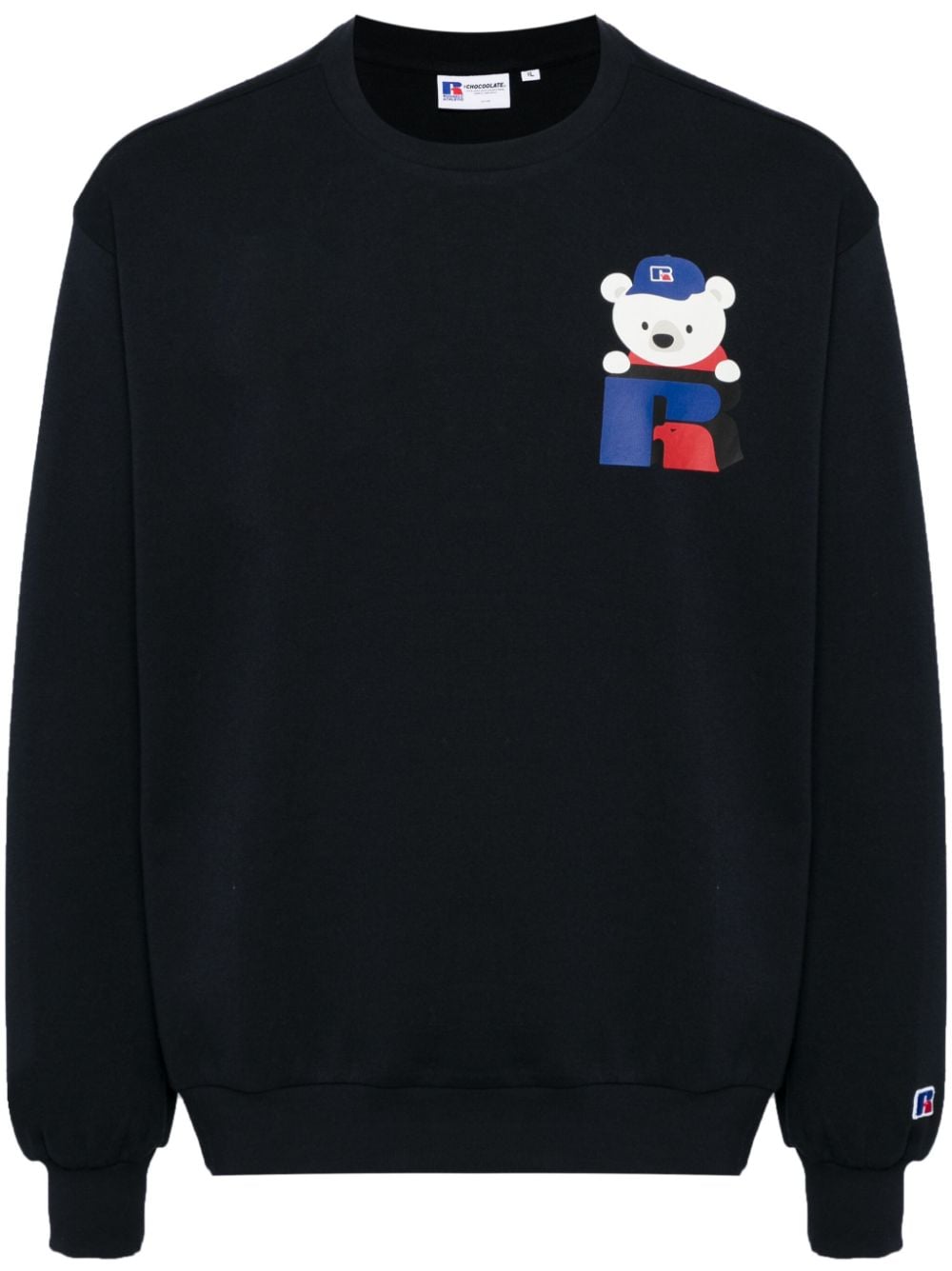 CHOCOOLATE graphic-printed sweatshirt - Blue von CHOCOOLATE