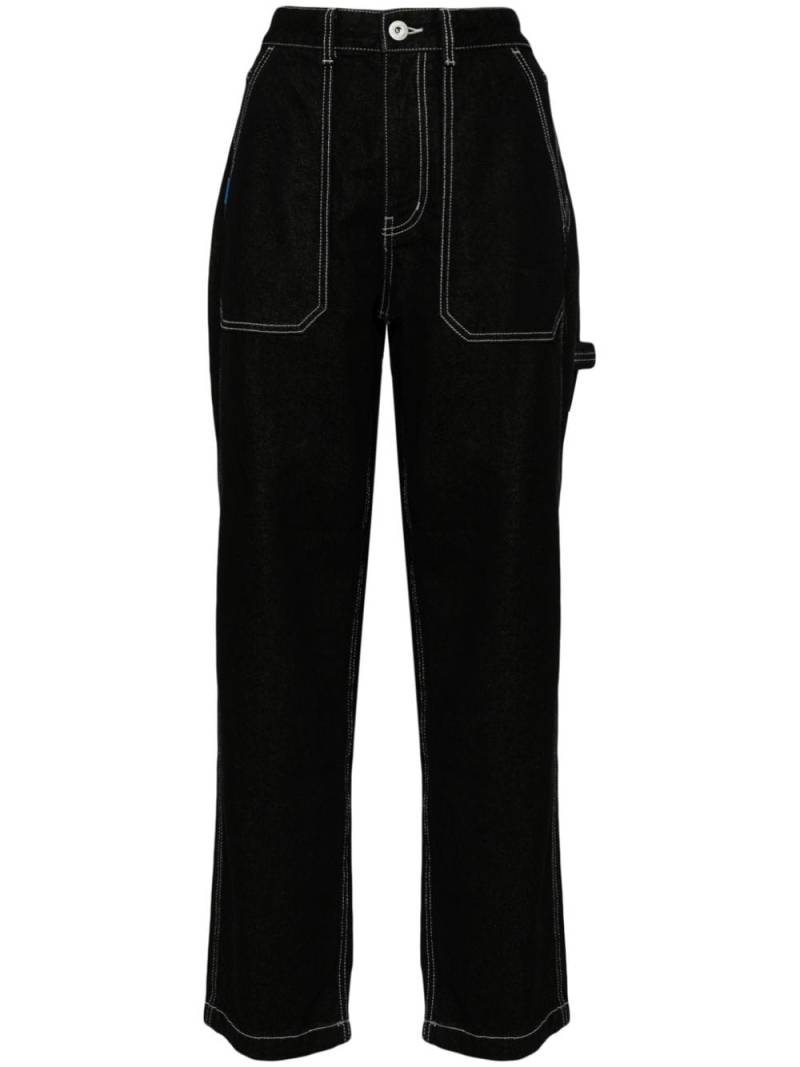 CHOCOOLATE high-waisted jeans - Black von CHOCOOLATE