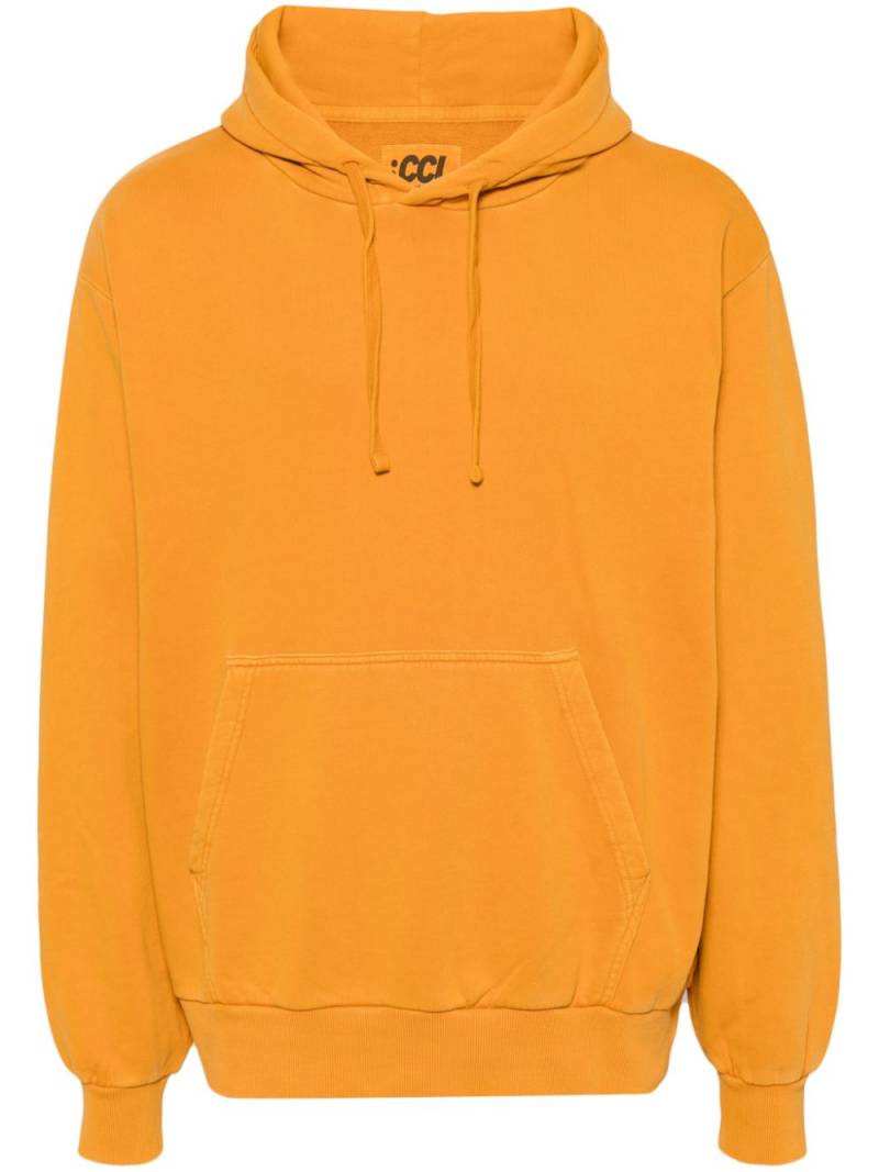 CHOCOOLATE logo-embroidered hoodie - Orange von CHOCOOLATE