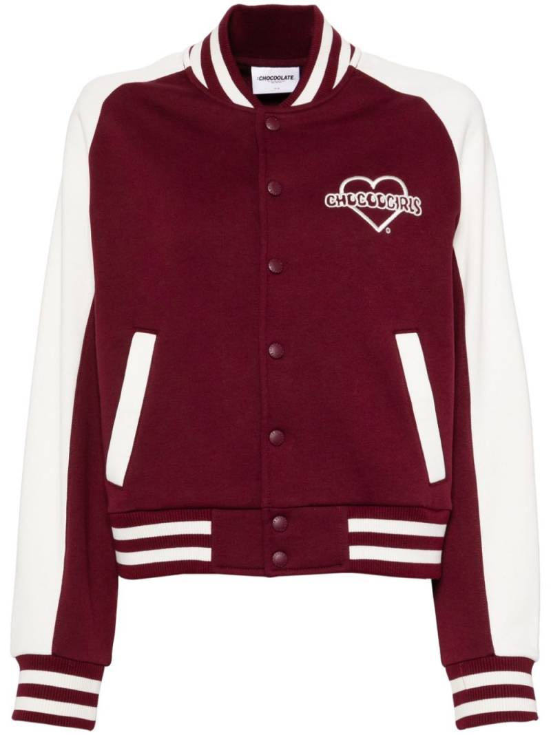 CHOCOOLATE logo-embroidered jacket von CHOCOOLATE