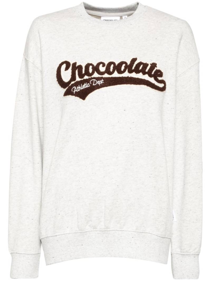 CHOCOOLATE logo-embroidered sweatshirt - Pink von CHOCOOLATE