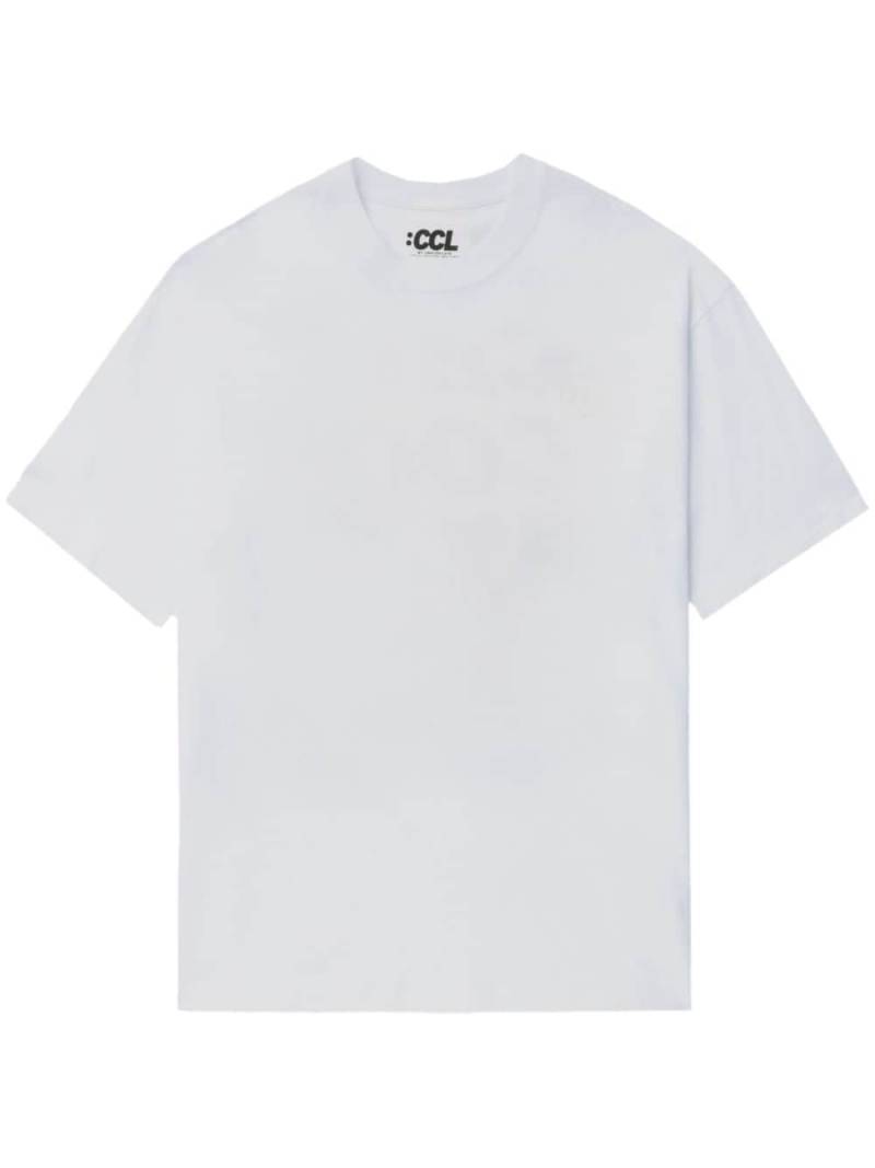 CHOCOOLATE logo-print cotton T-shirt - White von CHOCOOLATE