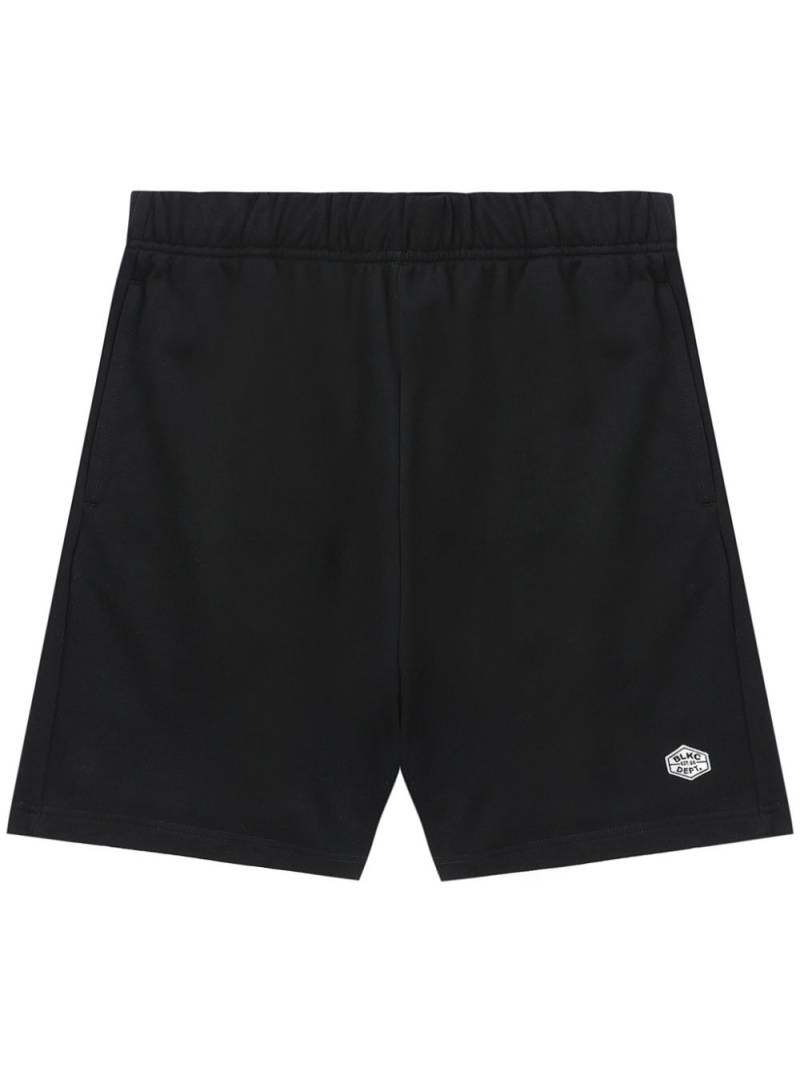 CHOCOOLATE logo print cotton shorts - Black von CHOCOOLATE