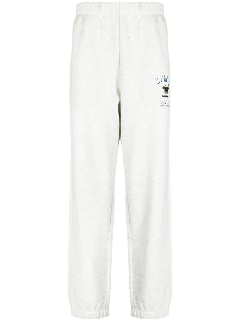 CHOCOOLATE logo-print cotton track pants - Grey von CHOCOOLATE