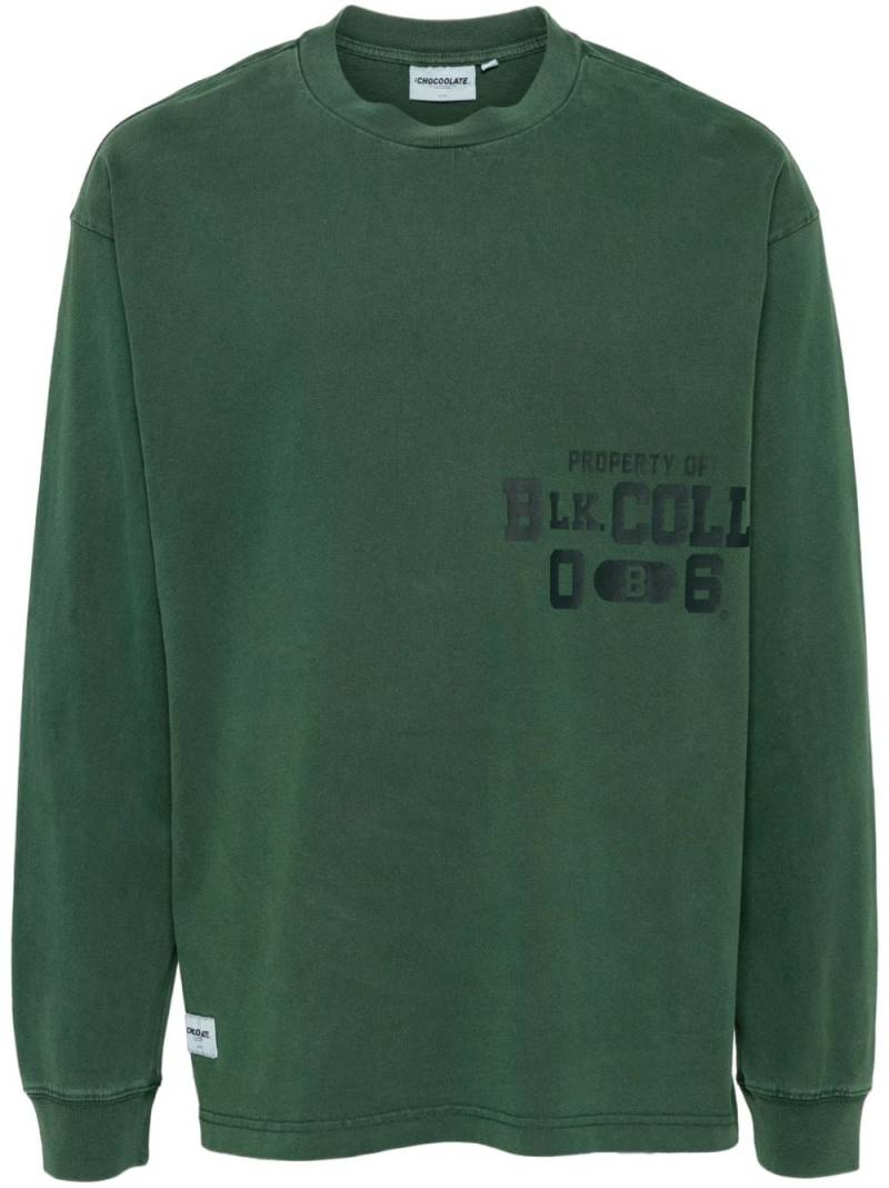 CHOCOOLATE long sleeves T-shirt - Green von CHOCOOLATE