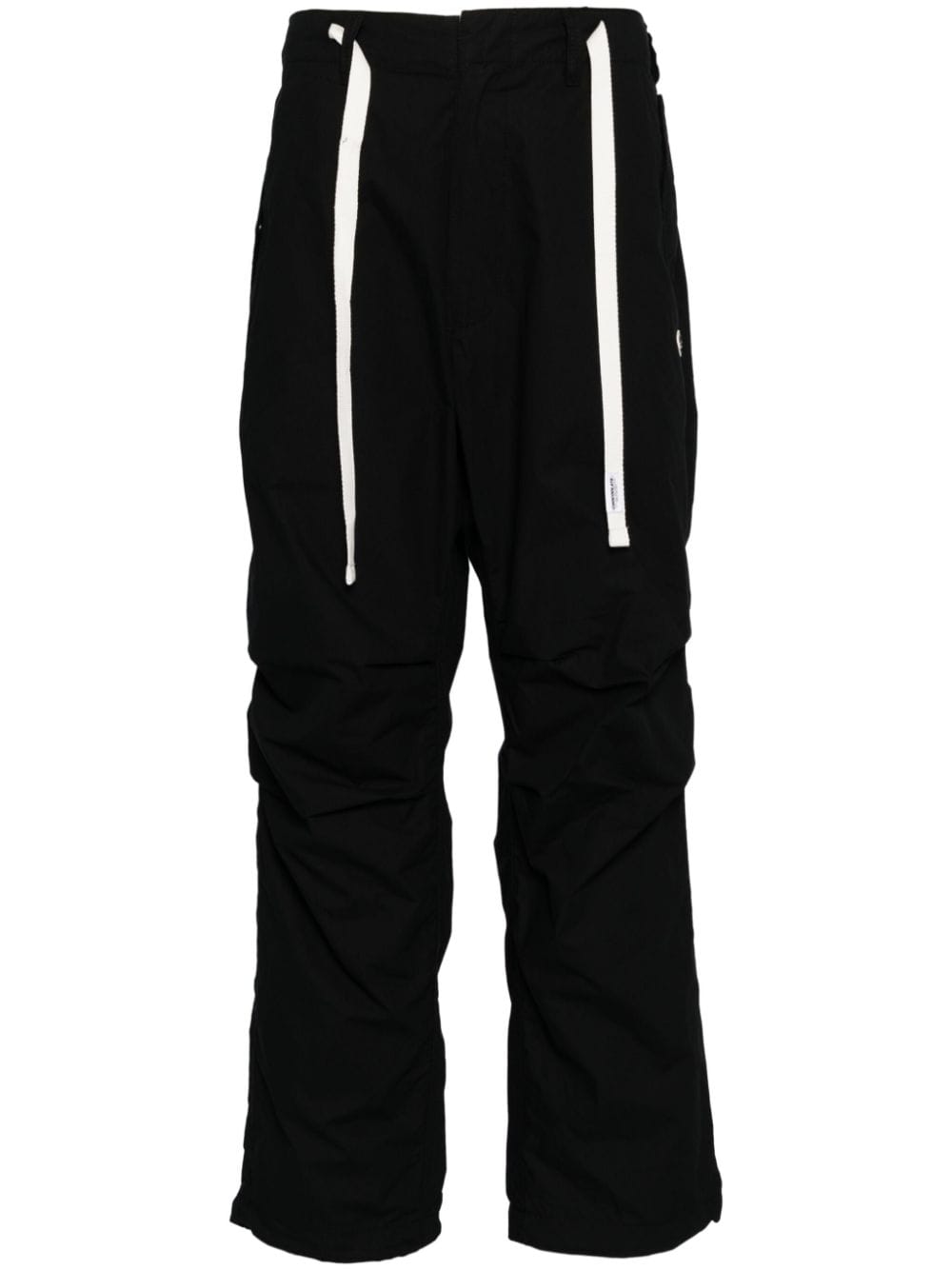 CHOCOOLATE mid-waist straight-leg trousers - Black von CHOCOOLATE