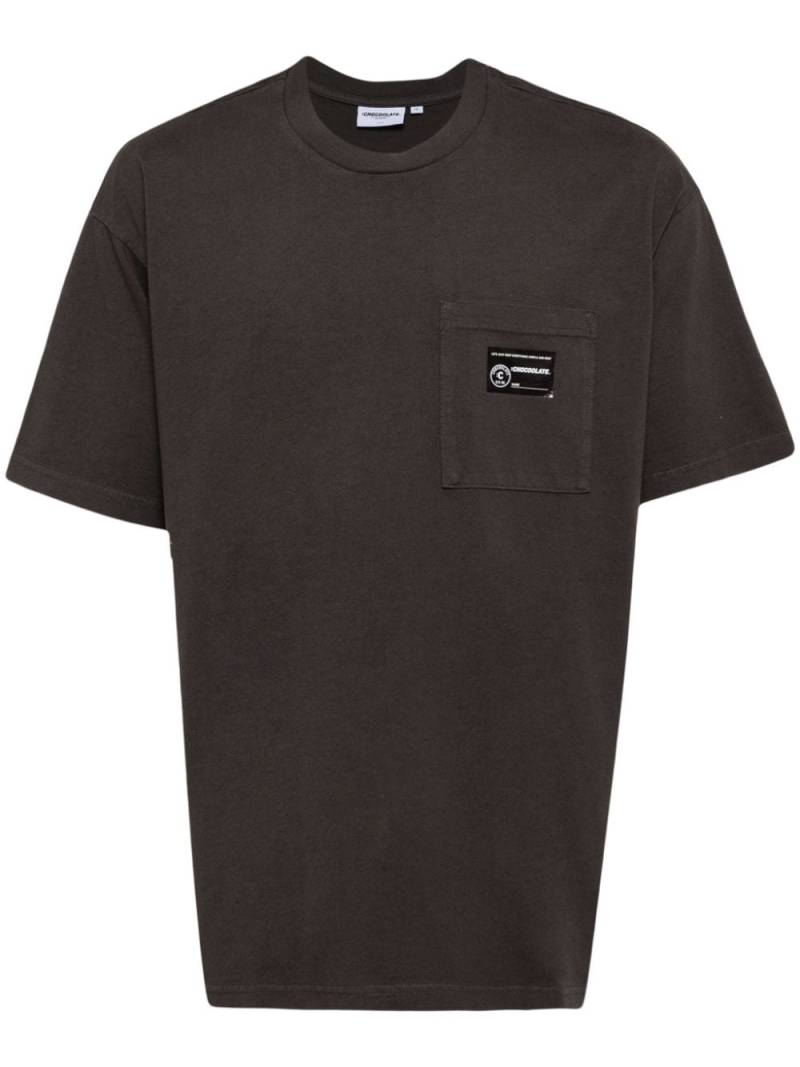 CHOCOOLATE patch pocket t-shirt - Grey von CHOCOOLATE