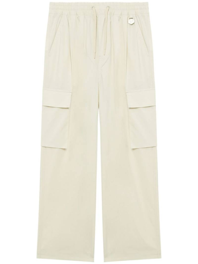 CHOCOOLATE straight cargo trousers - Neutrals von CHOCOOLATE