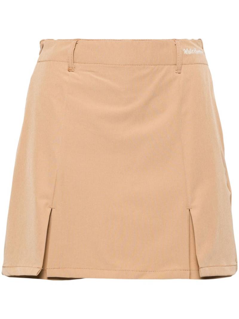 CHOCOOLATE stretch high-rise skort - Brown von CHOCOOLATE