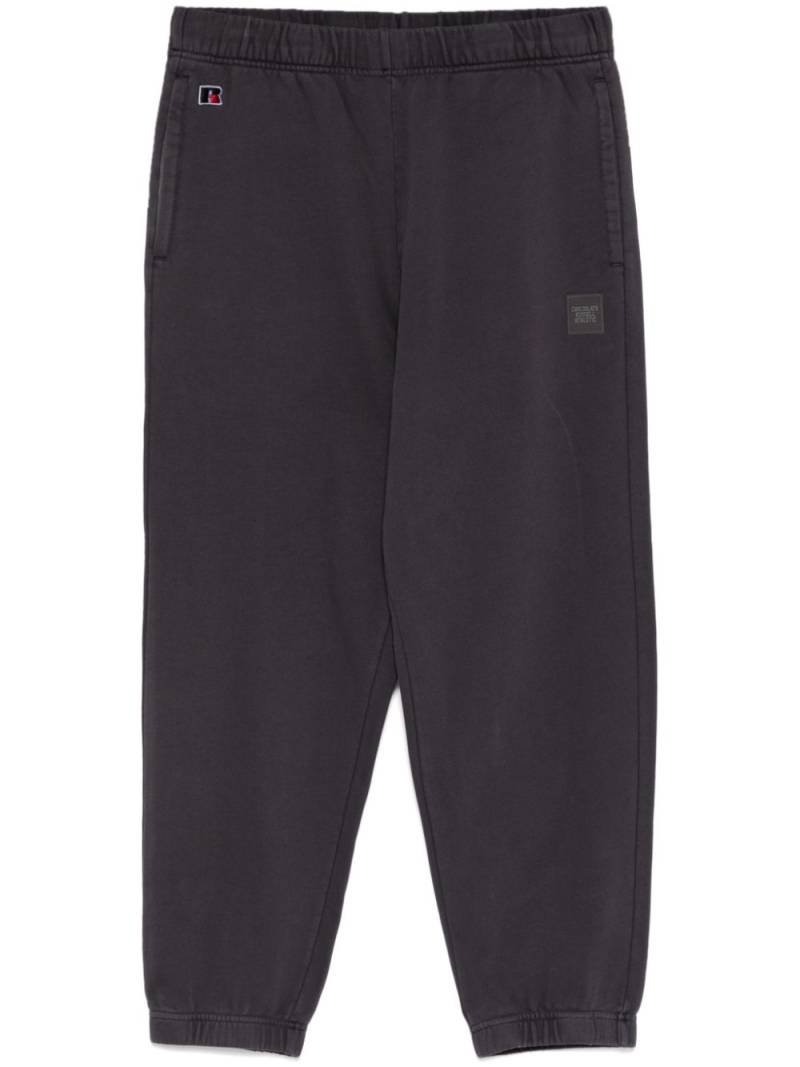 CHOCOOLATE x Russell Athletic logo sweatpants - Grey von CHOCOOLATE