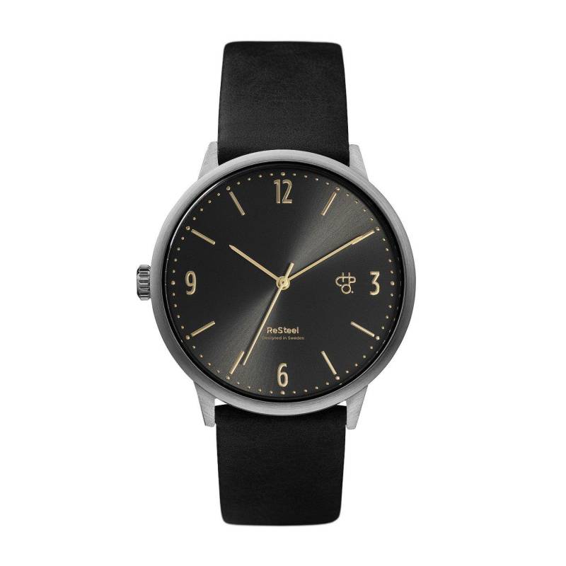 Wednesday Uhr Damen Charcoal Black 40mm von CHPO