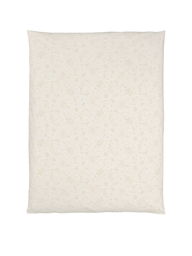 CHRISTIAN FISCHBACHER Jacquard Deckenbezug FIORI PASTELLO 140x200cm Ivory beige von CHRISTIAN FISCHBACHER