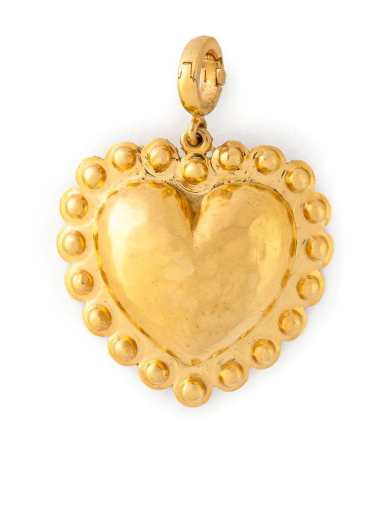 CHRISTINA ALEXIOU 18kt yellow gold heart pendant von CHRISTINA ALEXIOU