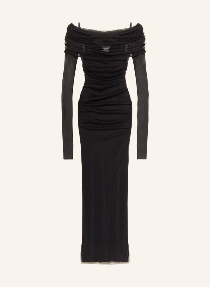 Christopher Esber Mesh-Kleid Veiled Aus Seide schwarz von CHRISTOPHER ESBER