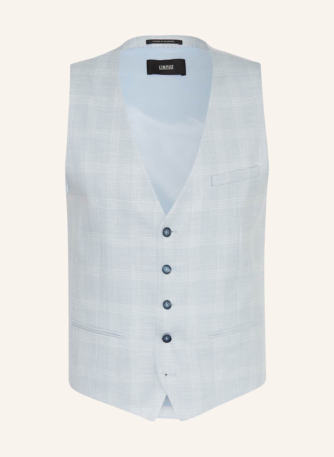 Cinque Anzugweste Civitra Extra Slim Fit blau Cinque Anzugweste Civitra Extra Slim Fit blau von CINQUE