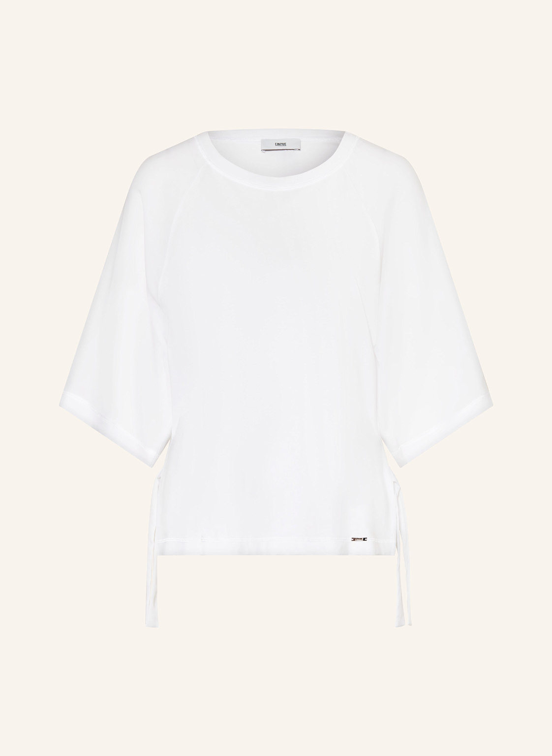 Cinque Blusenshirt Cifine Im Materialmix weiss Cinque Blusenshirt Cifine Im Materialmix weiss von CINQUE