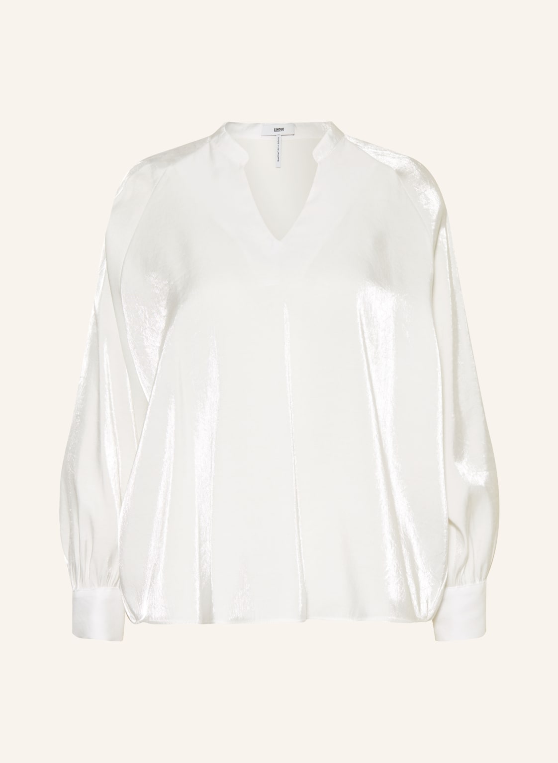 Cinque Blusenshirt Cipalmino Aus Satin weiss von CINQUE