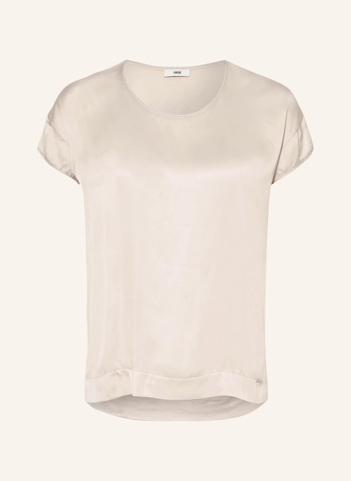 Cinque Blusenshirt Citicko Im Materialmix beige von CINQUE