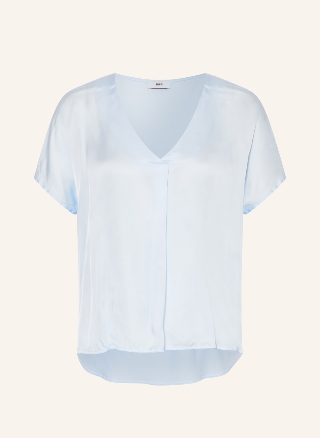 Cinque Blusenshirt Civanea Im Materialmix blau von CINQUE