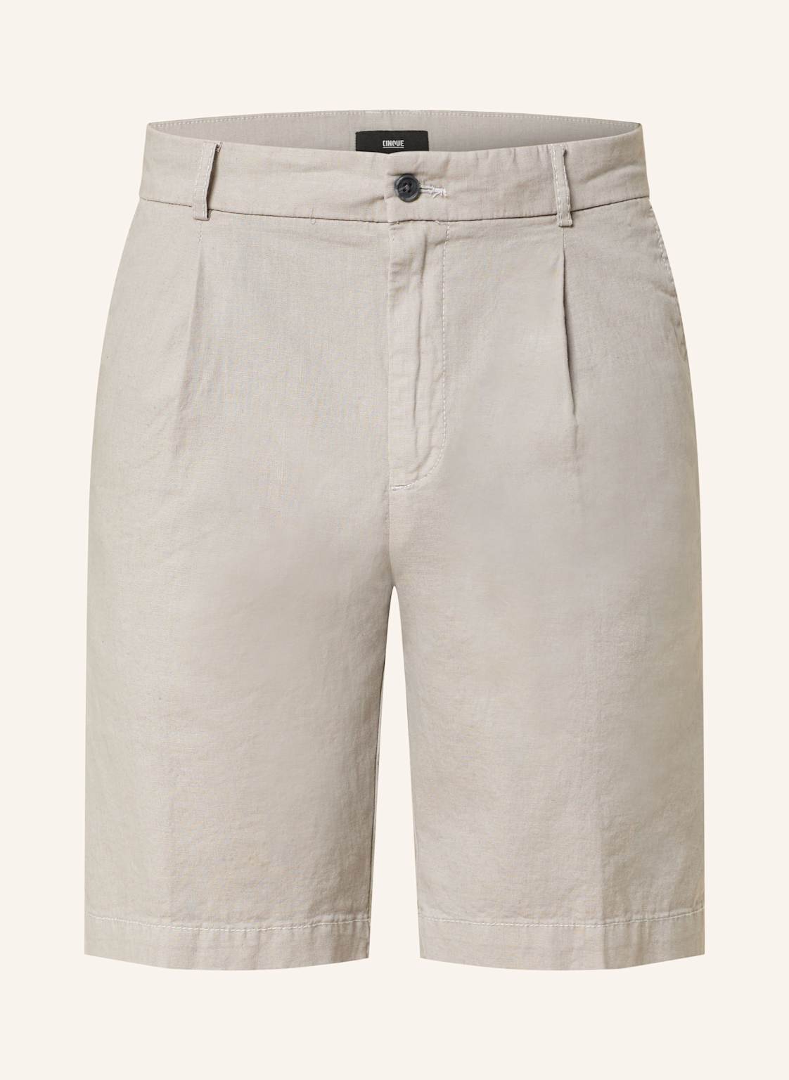 Cinque Chinoshorts Cisalto Regular Fit Mit Leinen grau Cinque Chinoshorts Cisalto Regular Fit Mit Leinen grau von CINQUE