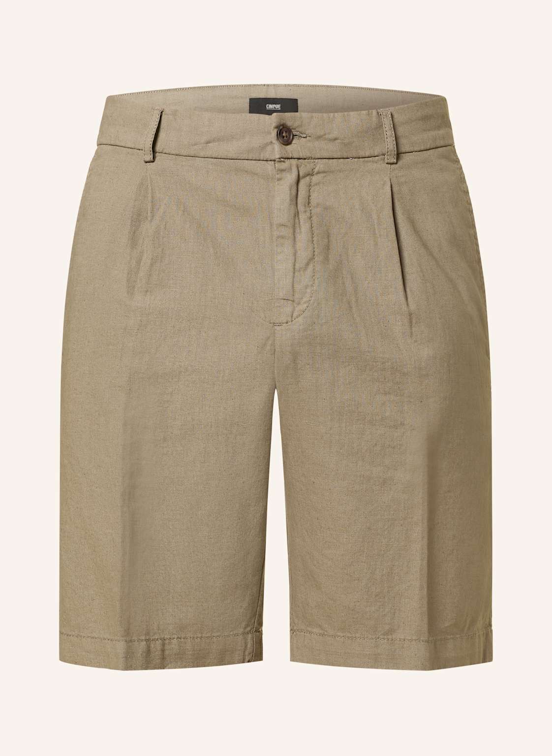 Cinque Chinoshorts Cisalto Regular Fit Mit Leinen gruen Cinque Chinoshorts Cisalto Regular Fit Mit Leinen gruen von CINQUE