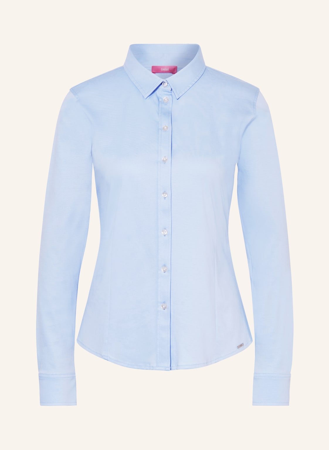 Cinque Hemdbluse Cisary Aus Jersey blau Cinque Hemdbluse Cisary Aus Jersey blau von CINQUE