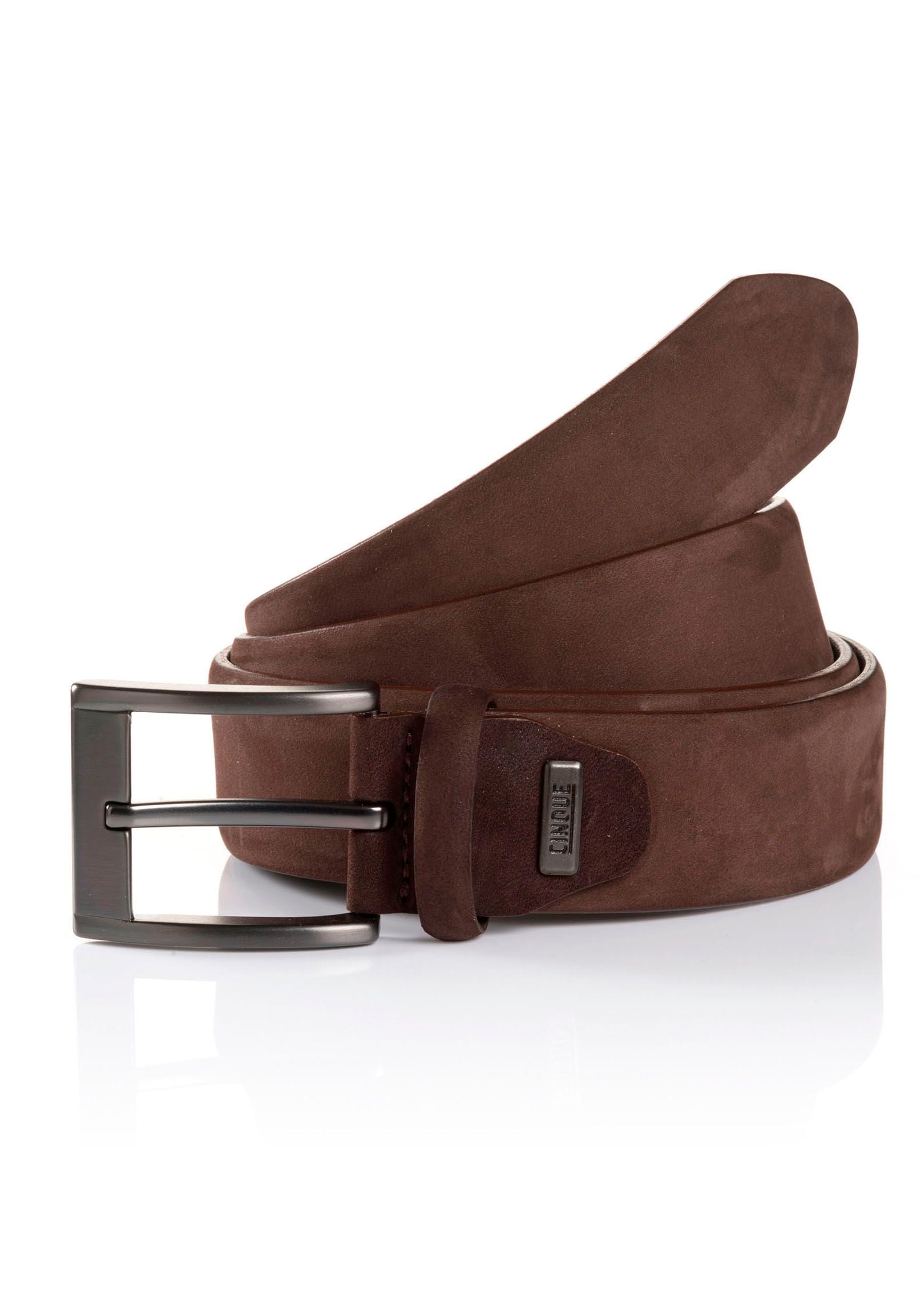 Cinque Ledergürtel »TORTOLI«, Veloursleder-Optik Cinque Ledergürtel »TORTOLI«, Veloursleder-Optik von CINQUE