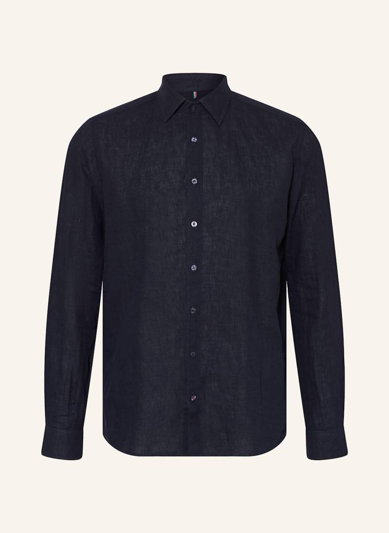 Cinque Leinenhemd Cisteven Slim Fit blau von CINQUE