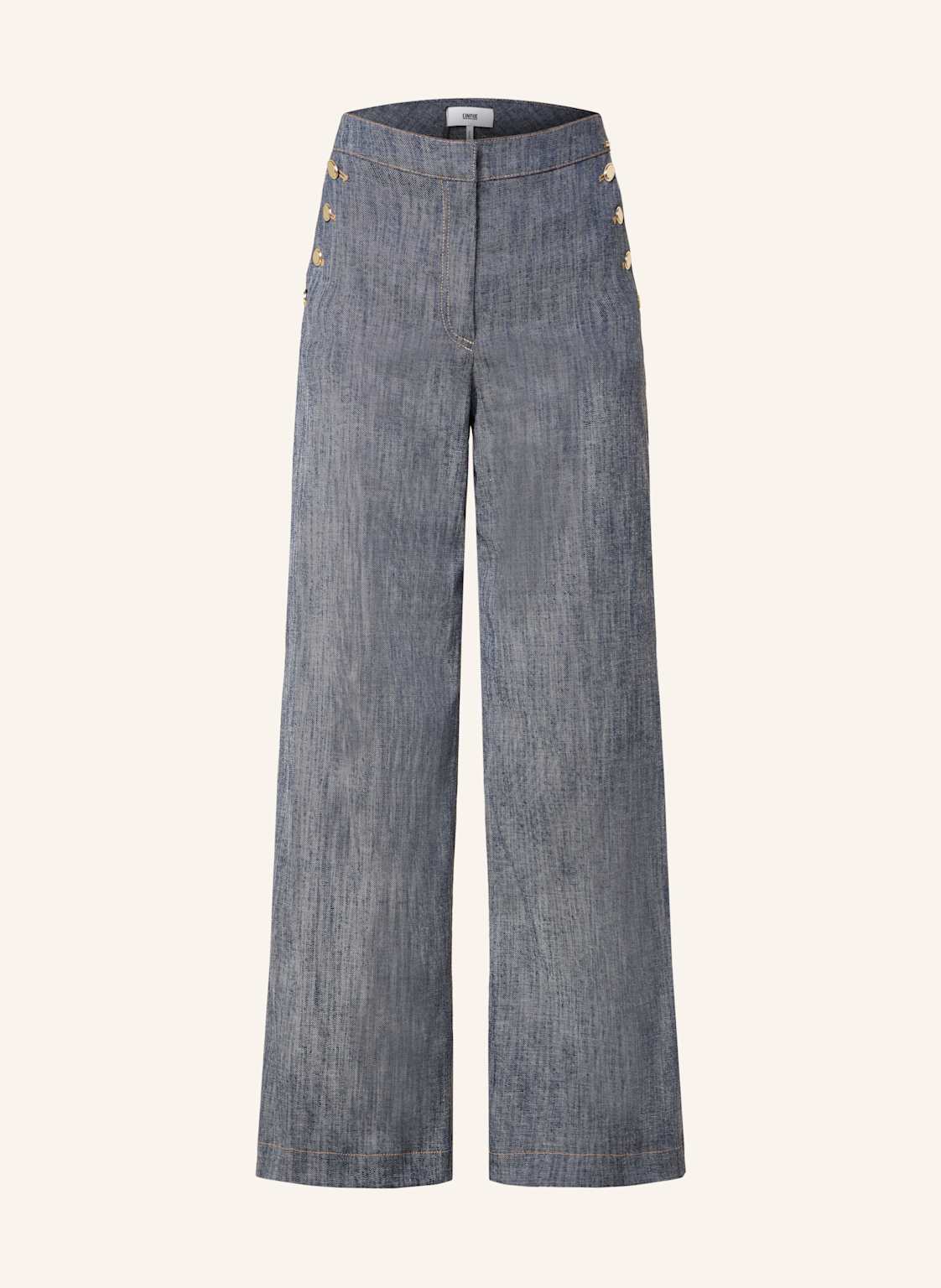Cinque Marlenehose Cihappy In Jeansoptik blau Cinque Marlenehose Cihappy In Jeansoptik blau von CINQUE