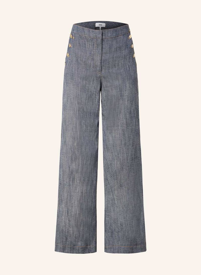 Cinque Marlenehose Cihappy In Jeansoptik blau von CINQUE