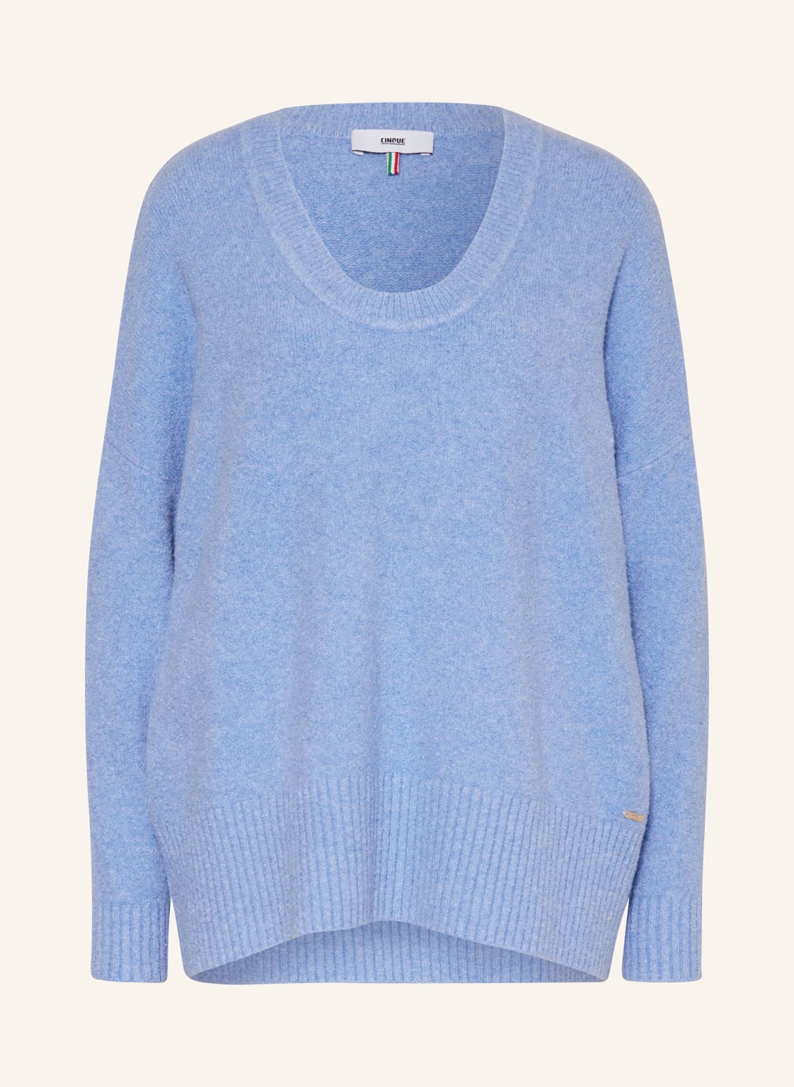 Cinque Oversized-Pullover Cielino blau Cinque Oversized-Pullover Cielino blau von CINQUE