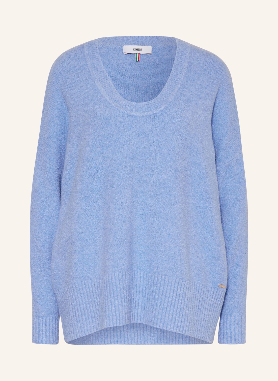 Cinque Oversized-Pullover Cielino blau von CINQUE