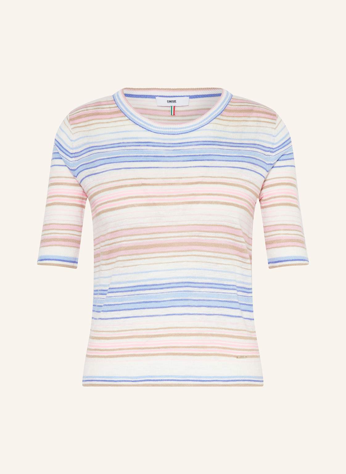 Cinque Strickshirt Cirosana Mit Leinen weiss Cinque Strickshirt Cirosana Mit Leinen weiss von CINQUE