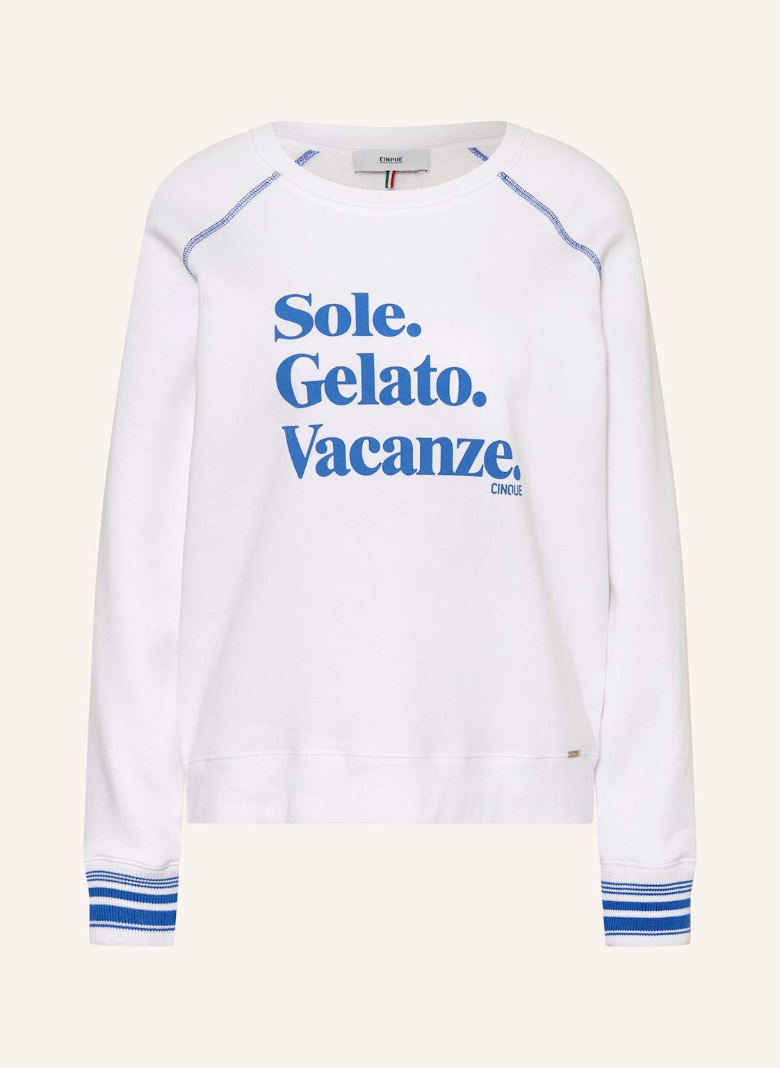 Cinque Sweatshirt Civacanze weiss von CINQUE