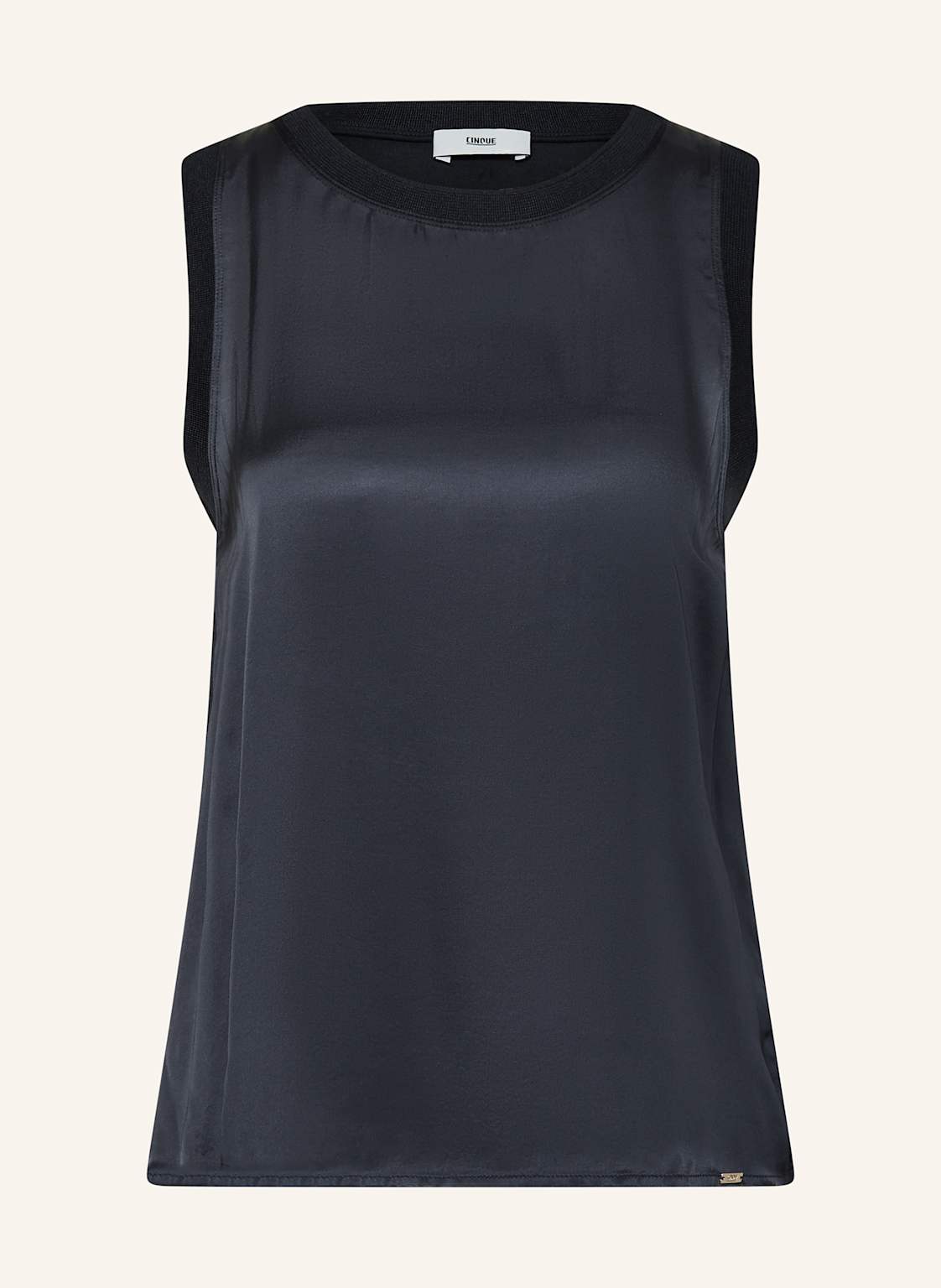 Cinque Top Civan Im Materialmix blau Cinque Top Civan Im Materialmix blau von CINQUE