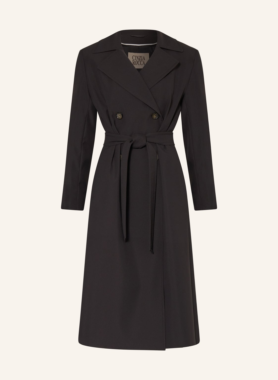 Cinzia Rocca Trenchcoat schwarz von CINZIA ROCCA