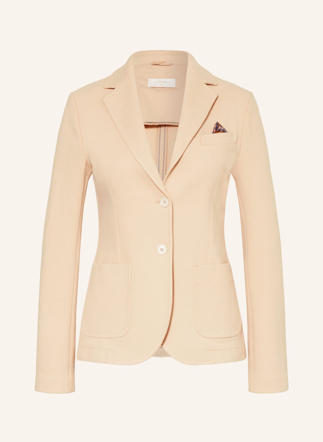 Circolo 1901 Jerseyblazer beige von CIRCOLO 1901