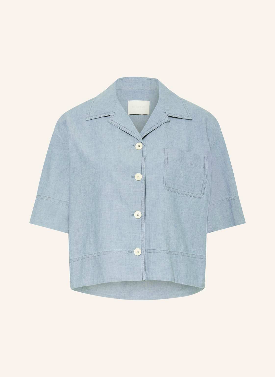 Circolo 1901 Bluse In Jeansoptik blau von CIRCOLO 1901