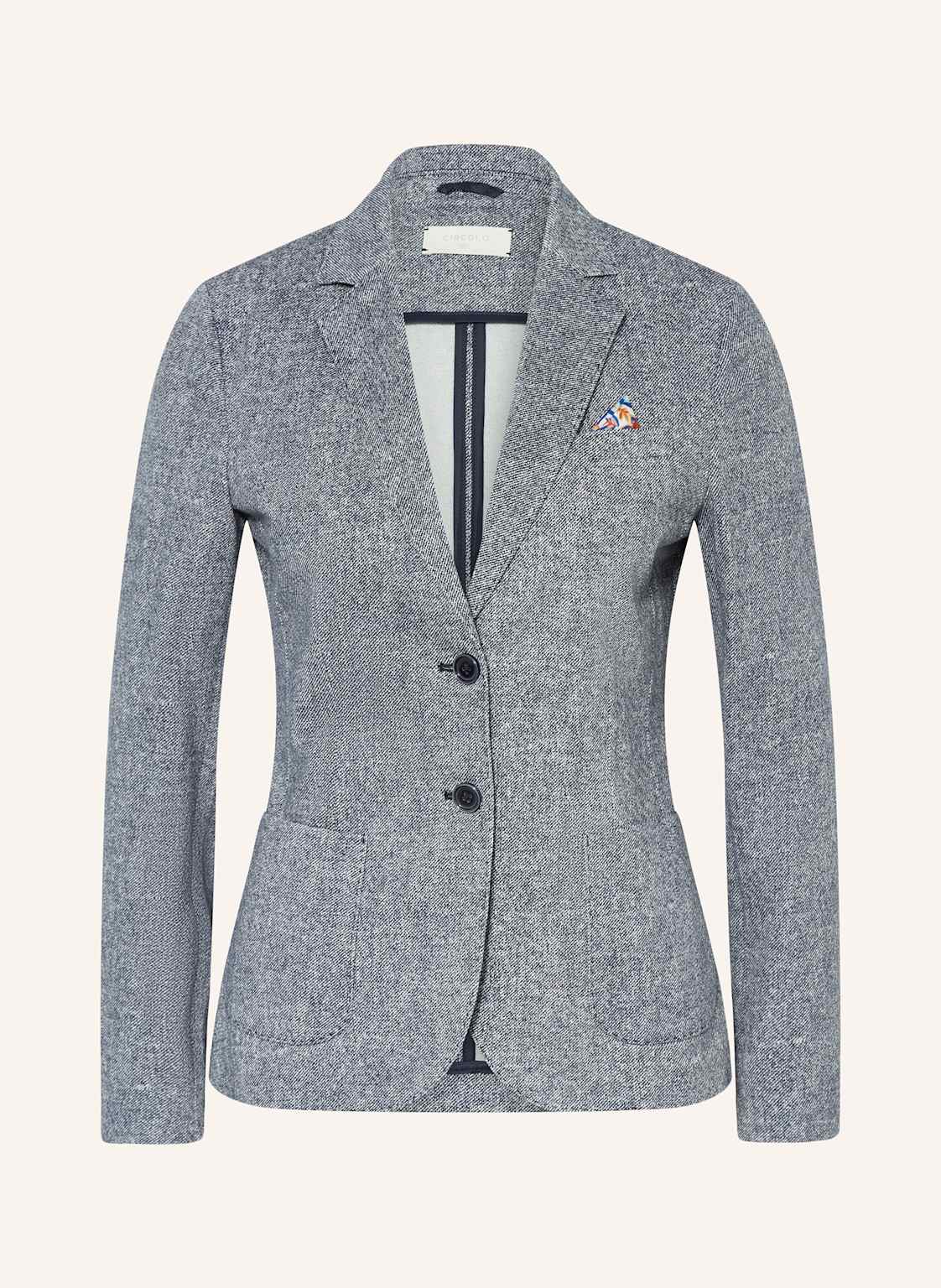 Circolo 1901 Jerseyblazer In Jeansoptik blau Circolo 1901 Jerseyblazer In Jeansoptik blau von CIRCOLO 1901
