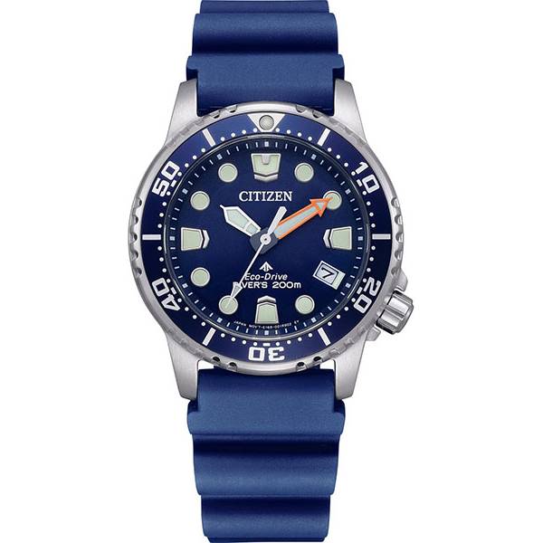 _CITIZEN Damen Taucheruhr Promaster Diver 36, Eco-Drive Solar blau von CITIZEN