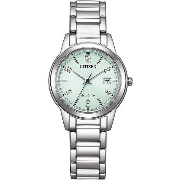 _CITIZEN Elegant Lady, Eco-Drive Solaruhr, Stahl hellgrün _CITIZEN Elegant Lady, Eco-Drive Solaruhr, Stahl hellgrün von CITIZEN