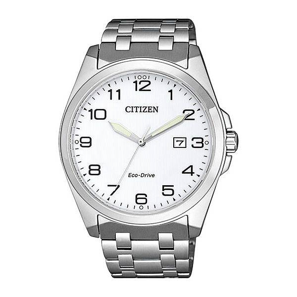 CITIZEN Klassik Eco-Drive Solaruhr mit Zahlen, Edelstahl CITIZEN Klassik Eco-Drive Solaruhr mit Zahlen, Edelstahl von CITIZEN