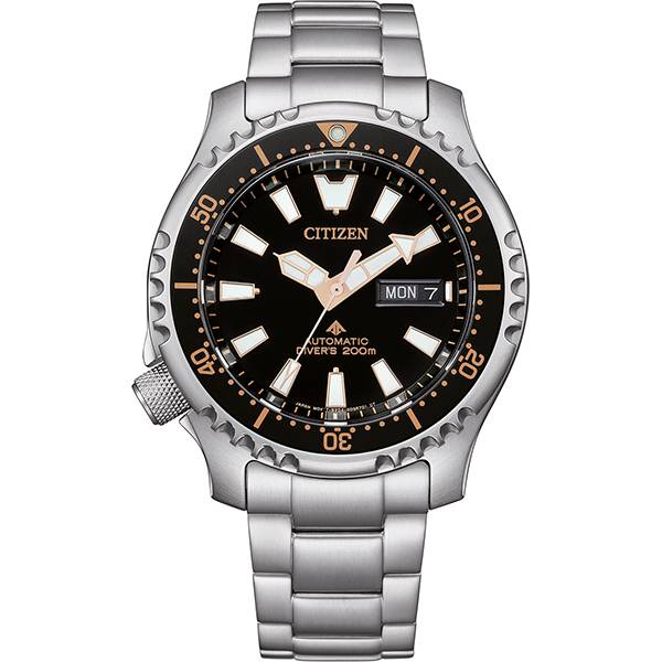 CITIZEN Promaster Diver Automatik, Fugu Taucheruhr schwarz-gold von CITIZEN